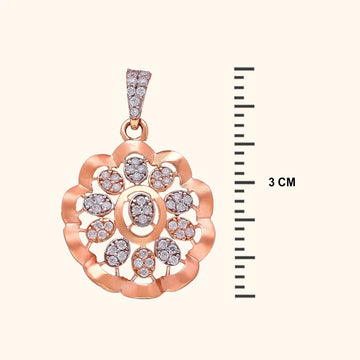 Royal Radiance Diamond Pendant 18K